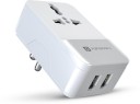 Portronics Adapto III 3.4 A Multiport Mobile Charger  (White)