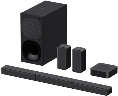 SONY HT-S40R 5.1ch Dolby Audio Home Theatre with Subwoofer & Wireless Rear Speakers 600 W Bluetooth Soundbar  (Black, 5.1 Channel)