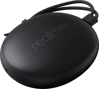 realme Cobble with Bass Radiator 5 W Bluetooth Speaker  (Metal Black, Stereo Channel)