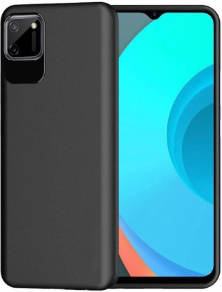 Flipkart SmartBuy Back Cover for Realme C11 Matte Finish Pudding Soft TPU Case  (Black, Flexible, Silicon)