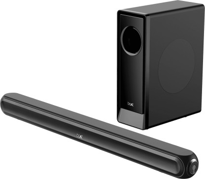 boAt Aavante Bar 1600D 120 W Bluetooth Soundbar  (Premium Black, 2.1 Channel)