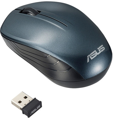 ASUS WT200 /Ambidextrous Design,Runs on 1 AA Battery- upto 15 months life, 1200 DPI Wireless Ambidextrous Optical Mouse  with Bluetooth  (2.4GHz Wireless, Blue)