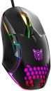 Onikuma CW902 Wired Optical  Gaming Mouse  (USB 2.0, Black)