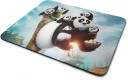 abloe kung fu pandaMouse Pad Non-Slip Cartoon MousePad Printed Mouse Pad for Gaming Computer, Laptop, PC Mouse Pad6 Mousepad  (White)