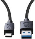 flix XCD-C12 1 m USB Type C Cable  (Compatible with Mobile, Tablet, Black, One Cable)