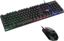 RPM Euro Games Gaming Keyboard and Mouse Combo | Keyboard - With 7 Color Backlit | Suspension Caps | Backlit | 104 Keys | Mouse - Upto 3200 DPI, 4 Levels|6 Buttons | 7 Color RGB Wired USB Gaming Keyboard (Black) Wired USB Gaming Keyboard  (Black)