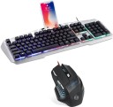 Zoook Combat Pro Silver Wired USB Desktop Keyboard  (Silver)