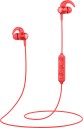 TECHFIRE N95- 12 Hours Playtime with superior sound Neckband Headphone Bluetooth Headset  (Red, In the Ear)