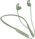 TECHFIRE Solo X2 36 Hours Play Time With Vibration On Call Bluetooth Headphone Neckband Bluetooth Headset  (Green, True Wireless)