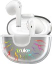 truke BTG Alpha Earbuds with Game Mode, 38H Playtime, 7RGB LEDs Bluetooth Headset  (White, True Wireless)