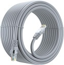 Sadow High Speed 50 Meter CAT-6 Network RJ45 Ethernet Patch Cord 50 m LAN Cable  (Compatible with Desktops, Laptops, Servers, Gaming Consoles, TV, Grey)