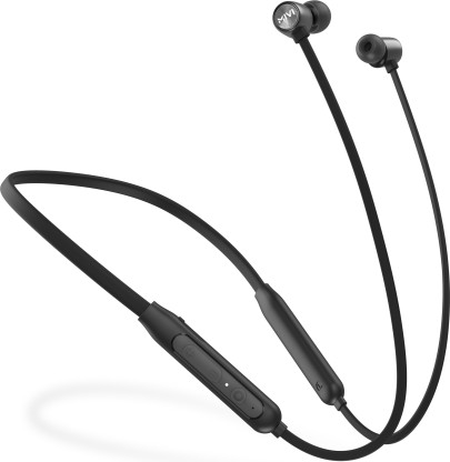 Mivi Collar Classic Neckband with Fast Charging Bluetooth Headset  (Black, In the Ear)