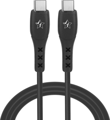 Flipkart SmartBuy CCRPB1M1 1 m USB Type C Cable  (Compatible with Mobile, Tablet, Black)