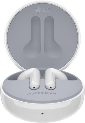 LG TONE Free HBS-FN4 with British Meridian Sound & Noise Isolation Bluetooth Headset  (White, True Wireless)