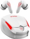 Wings Phantom 550 Earbuds with Low latency Game mode, 45hr Playtime, Touch Controls Bluetooth Gaming Headset  (White, True Wireless)