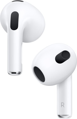 Apple AirPods (3rd generation) with Lightning Charging Case Bluetooth  (White, True Wireless)