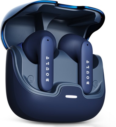 Boult Z40 with Zen ENC Mic, 60H Battery Life, Low Latency Gaming, Made In India, 5.3 Bluetooth  (Blue, In the Ear)
