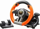 GENTLEMOB Latest Game steering wheel V3II Racing Game steering Ferrari force T150  Motion Controller  (Support For Ps4&Ps3&PC&Xbox&Car Racing Gaming Console(Orange), For PC)