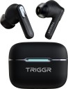 TRIGGR Ultrabuds N1 with ENC, 40H Battery, Trucomm Calling, 40ms Latency Gaming, v5.3 Bluetooth Headset  (Black, True Wireless)