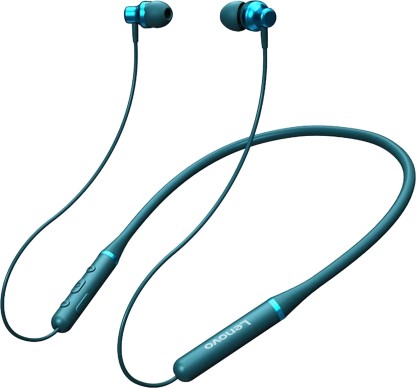 Lenovo XE05_GREEN Bluetooth Headset  (Green, In the Ear)