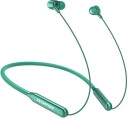 TECHFIRE Tf M-31 Neckband hi-bass headphone Wireless Bluetooth Headset Bluetooth Headset  (Green, In the Ear)