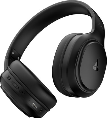 boAt Rockerz 430 w/ Beast Mode(40ms Low Latency),40HRS Playback & 40MM Drivers Bluetooth  (Black Sabre, On the Ear)