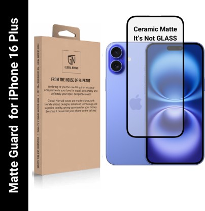 GLOBAL NOMAD Edge To Edge Screen Guard for Apple iPhone 16 Plus  (Pack of 1)