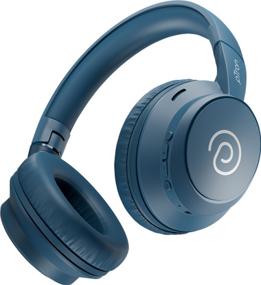 PTron Studio Evo w/ 70Hrs Playtime,Dual Pairing,Pristine Audio,Clear Calls,Fast Charge Bluetooth (Blue, On the Ear)