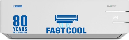 Blue Star 2023 Model 1.5 Ton 3 Star Split Inverter AC  - White  (ID318YKU, Copper Condenser)