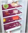 Crosmo Fridge Mat  (Width: 43 cm, Maroon)