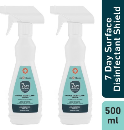 Dr Rhazes 7 Day Surface Disinfectant Shield, Pack of 2 (250 ml each)  (500 ml)