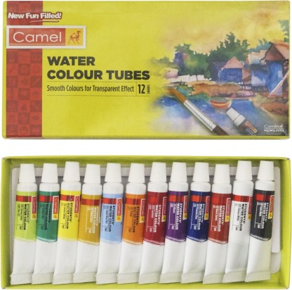 Camel Student Water Colour Tubes - 12 Shades  (Set of 12, Multicolor)