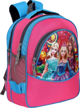 bayo 30Liter 16x12 inch Pre-School 31cm For Nursery (LKG/UKG/1st std)Girls School Bag Waterproof School Bag  (Pink, Light Blue, 30 L)