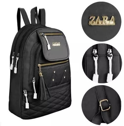 EVOLIC Collection Trending Fashionable Backpack Fancy Trending Backpack for women Backpack  (Black, 15 L)