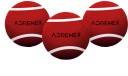 Adrenex by Flipkart Heavy Cricket Tennis Ball  (Pack of 3, Red)