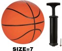 Swa Mi HIGH QUALITY BASKETBALL WITH HAND PUMP Basketball - Size: 7  (Pack of 1)