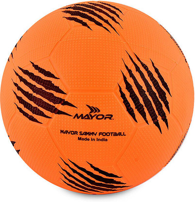 MAYOR Sammy-3 Football - Size: 3  (Kids, Pack of 1, Orange)
