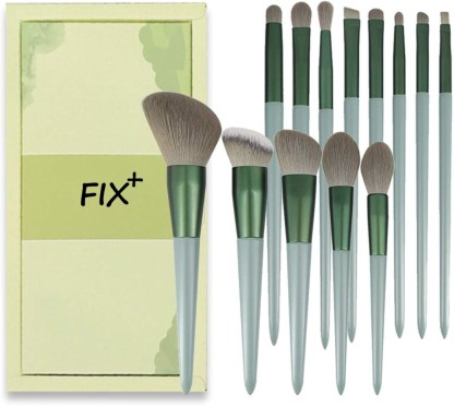 MYN Professional Makeup Brush Set - 13 Piece Makeup Brushes for Eyeshadow, Powder, Blush, Foundation Blending Brush Set with Portable Pouch  (Pack of 13)