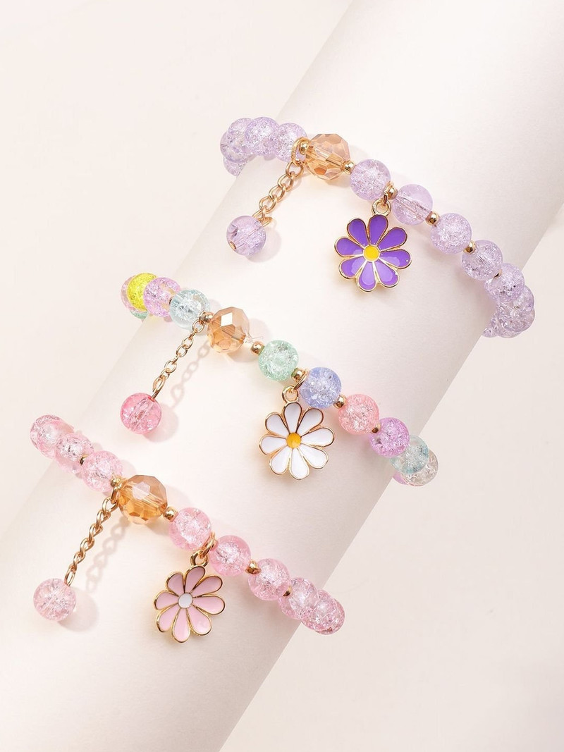 FashionLobby Glass Bracelet (Pack of 3)