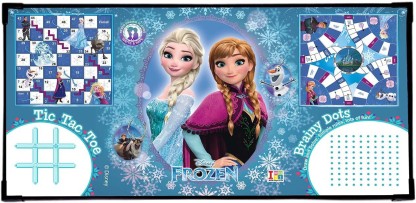 Disney Frozen 4-in-1 Games Multipurpose Laptop Table Board Game