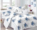 Home Garage 137 TC Microfiber King 3D Printed Flat Bedsheet  (Pack of 1, White)