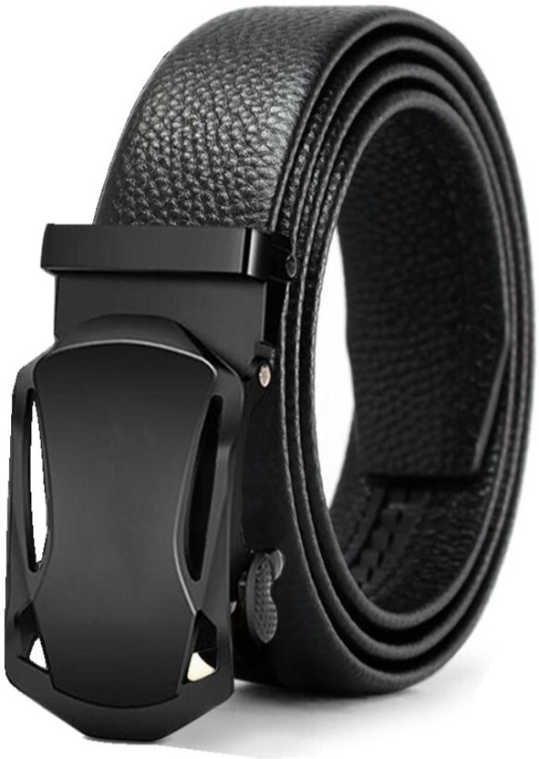 Men Casual, Evening, Formal, Party Black Artificial Leather, Texas Leatherite Belt