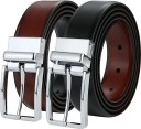 Men Casual, Evening, Formal, Party Black Artificial Leather Belt