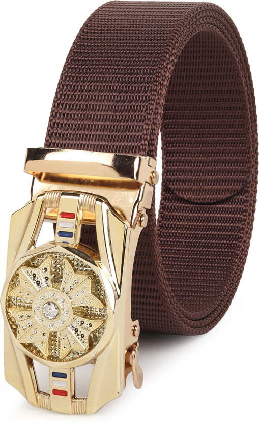 PROVOGUE - Men Casual Brown Nylon Belt