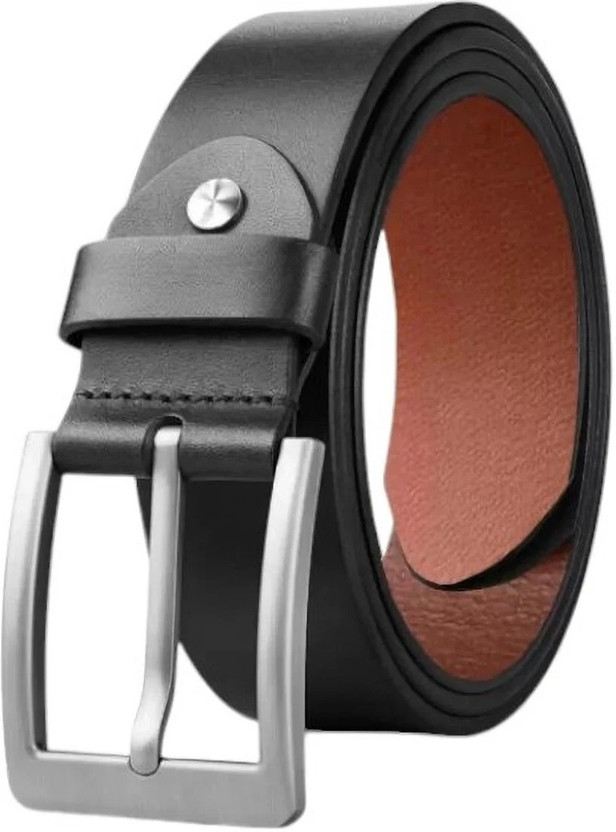 Men Casual, Formal Black Texas Leatherite Belt