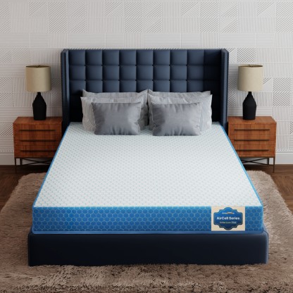 SleepyHug AirCell Series Ortho Luxe 3-layer Orthopedic Honeycomb Grid Memory Foam 5 inch Double High Resilience (HR) Foam Mattress  (L x W: 72 inch x 48 inch)