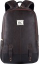 Small 20 L Laptop Backpack CLASSIC ANTI THEFT FAUX LEATHER  (Brown, Black)