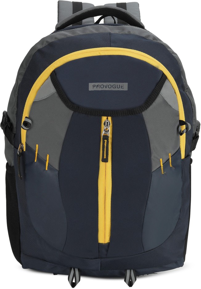 Large 35 L Laptop Backpack Unisex Blue & Grey Solid Large Laptop cum Backpack-DD-2  (Multicolor)