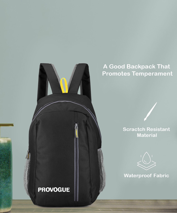 Medium 25 L Backpack DAYPACK Small Bags for daily use library office outdoor hiking  (Black)