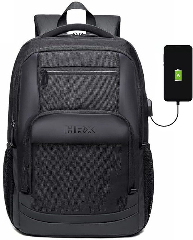 Large 40 L Laptop Backpack Pro Unisex Travel  (Black)